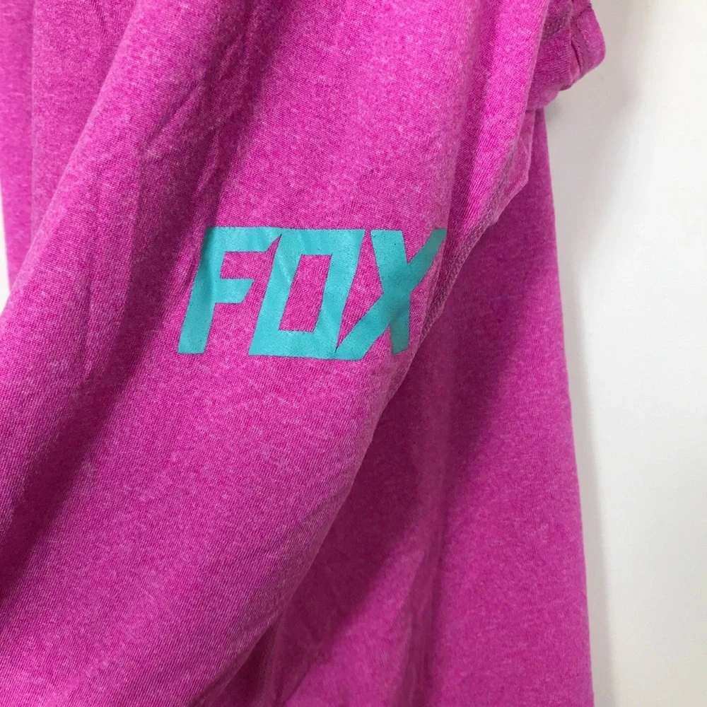 Fox Racing Tank Top Womens Large Pink Sleeveless Shirt Pullover - Picture 2 of 7
